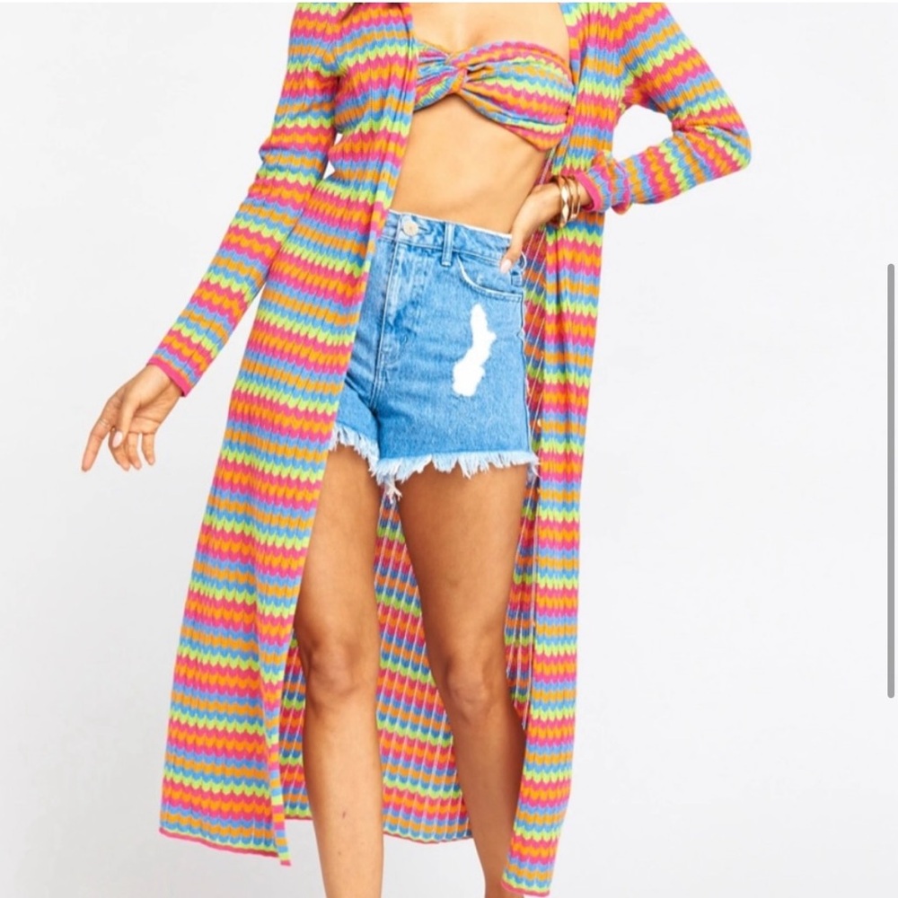 Rainbow Show Me Your Mumu Duster